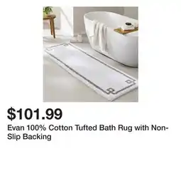 Wayfair Evan 100% Cotton Tufted Bath Rug with Non-Slip Backing offer