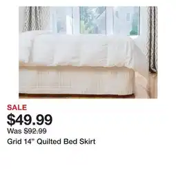 Wayfair Grid 14 Quilted Bed Skirt offer