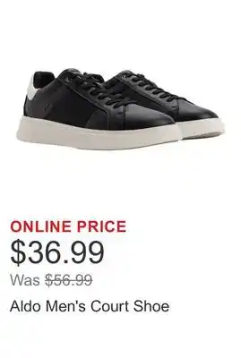 Costco Aldo Men's Court Shoe offer
