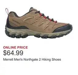 Costco Merrell Men's Northgate 2 Hiking Shoes offer
