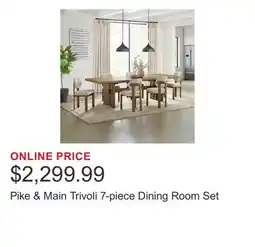 Costco Pike & Main Trivoli 7-piece Dining Room Set offer