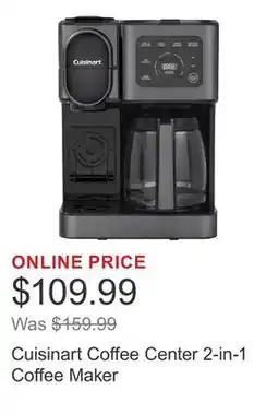 Costco Cuisinart Coffee Center 2-in-1 Coffee Maker offer