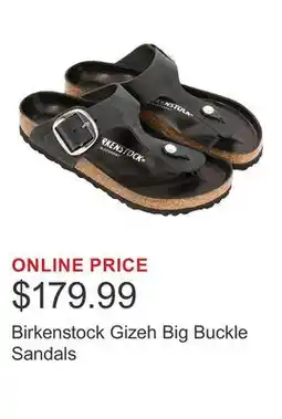 Costco Birkenstock Gizeh Big Buckle Sandals offer