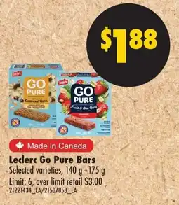 No Frills Leclerc Go Pure Bars offer