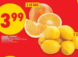 No Frills Farmer's market lemons or oranges offer
