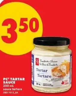 No Frills PC tartar sauce offer