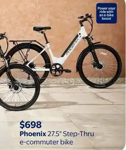 Walmart Phoenix 27.5" Step-Thru e-commuter bike offer