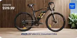 Walmart ZDZA 26" electric mountain bike offer