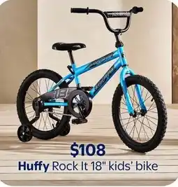 Walmart Huffy Rock It 18" kids' bike offer