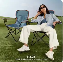 Walmart Ozark Trail oversized camping chair offer