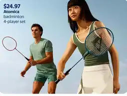 Walmart Atomica badminton 4-player set offer