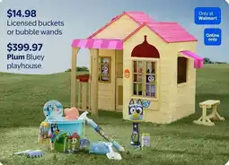 Walmart Licensed buckets or bubble wands offer