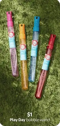 Walmart Play day bubble wand offer