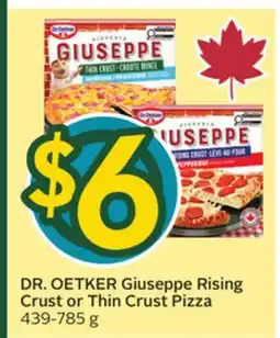Sobeys Giuseppe Rising Crust or Thin Crust Pizza offer