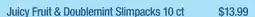 Wholesale Club JUICY FRUIT & DOUBLEMINT SLIMPACKS 10 CT offer