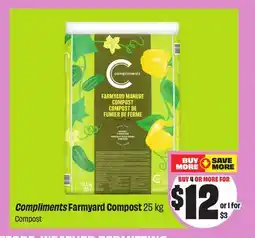 FreshCo Compliments Farmyard Compost 25 kg Compost offer