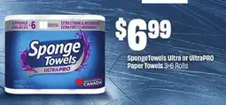 FreshCo SpongeTowels Ultra or UltraPRO Paper Towels 3=6 Rolls offer