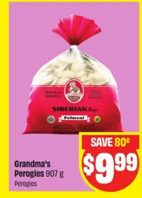 FreshCo Grandma's Perogies offer