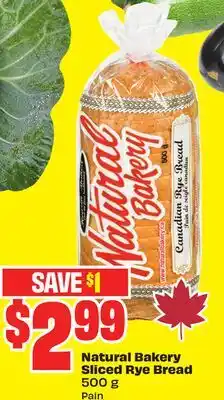FreshCo Natural Bakery Sliced Rye Bread offer