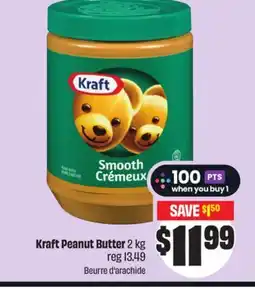 FreshCo Kraft Peanut Butter 2 kg Beurre d'arachide offer