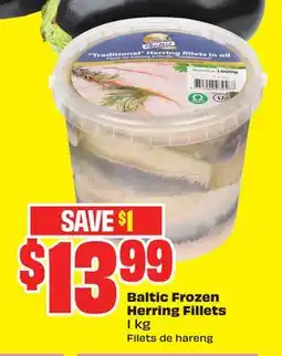 FreshCo Baltic Frozen Herring Fillets 1 kg, Filets de hareng offer