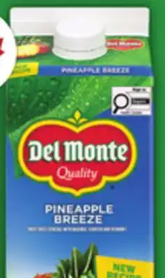 Food Basics OASIS HEALTH BREAK JUICE OR DEL MONTE JUICE BLEND offer