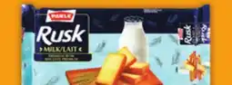 Food Basics PARLE RUSK or NATIONAL CUSTARD POWDER offer