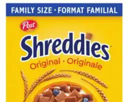 Food Basics NESCAFÉ SWEET & CREAMY INSTANT COFFEE OR POST SHREDDIES CEREAL offer