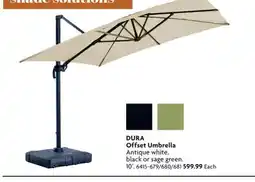 Home Hardware DURA Offset Umbrella offer