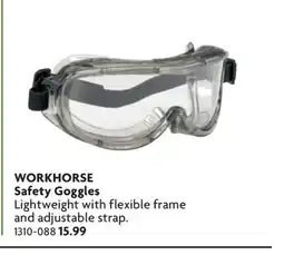 Home Hardware Safety Goggles offer