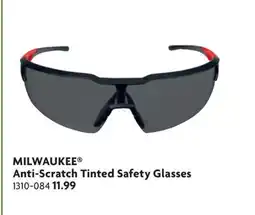 Home Hardware Anti-Scratch Tinted Safety Glasses offer