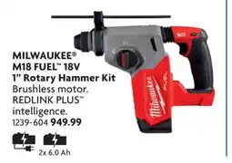 Home Hardware M18 FUEL 18V 1 Rotary Hammer Kit offer
