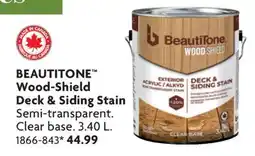 Home Hardware BEAUTITONE Wood-Shield Deck & Siding Stain offer