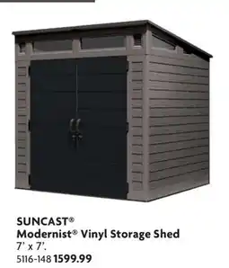 Home Hardware Modernist Vinyl Storage Shed offer