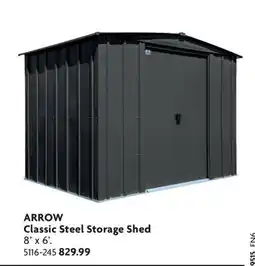 Home Hardware Classic Steel Storage Shed offer