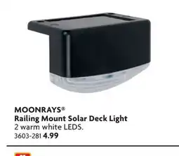 Home Hardware Railing Mount Solar Deck Light offer