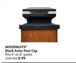 Home Hardware Black Solar Post Cap offer