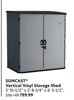Home Hardware Vertical Vinyl Storage Shed offer