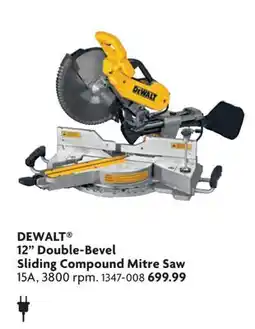 Home Hardware 12 Double-Bevel Sliding Compound Mitre Saw offer