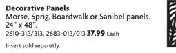 Home Hardware Decorative Panels offer