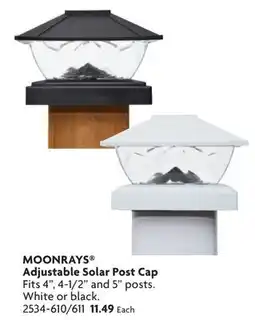 Home Hardware Adjustable Solar Post Cap offer