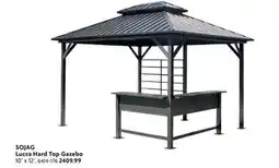 Home Hardware Lucca Hard Top Gazebo offer