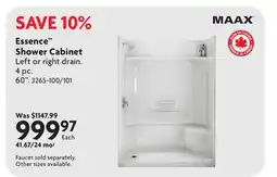 Home Hardware Essence Shower Cabinet offer