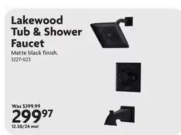 Home Hardware Lakewood Tub & Shower Faucet offer