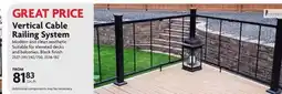 Home Hardware Vertical Cable Railing System offer