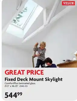 Home Hardware Fixed Deck Mount Skylight offer