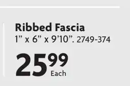 Home Hardware Ribbed Fascia offer