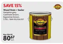Home Hardware Wood Stain + Sealer offer