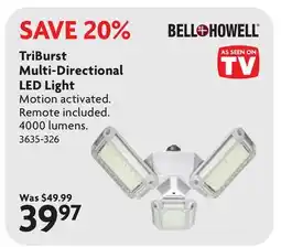 Home Hardware TriBurst Multi-Directional LED Light offer