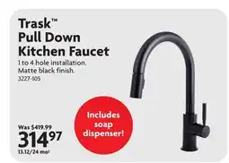 Home Hardware Trask Pull Down Kitchen Faucet offer